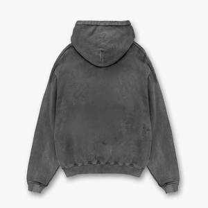 เสื้อฮู้ดผ้าฝ้ายผสมกรดซักแบบวินเทจ - Product Image 2