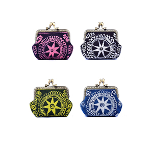Bolso de tela de cera con encuadernación de cobre y cierre a presión grande, ecológico, para mujeres - Product Image 1