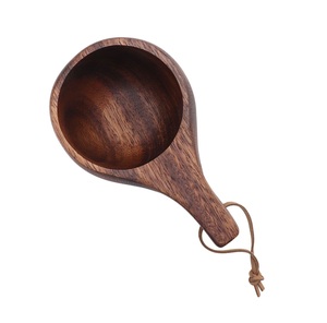 Tự Nhiên Bằng Gỗ Scoop Spoon Set Mịn Sinh Thái Thân Thiện Handmade Đồ Dùng Nhà Bếp Hoàn Hảo Cho Nướng Nấu Ăn Phục Vụ Khuấy - Product Image 5