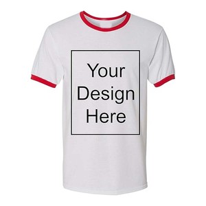 T-shirts Ringer Unisexe à Manches Courtes, Coupe Slim, 100% Coton ou Coton/Fibre de Bambou, avec Logo Personnalisé - Product Image 5