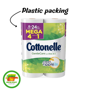 Bolsas de plástico PE personalizadas, duraderas y respetuosas con el medio ambiente, rollos de papel higiénico para uso doméstico - Product Image 5