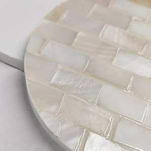 Sous-verres en nacre fabriqués à la main Sous-verres décoratifs abordables pour le café, le thé et la maison par WORLD CRAFT IMPEX - Product Image 6