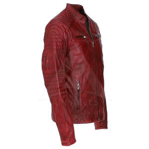 Chaqueta de cuero de la mejor calidad para hombre, chaqueta de cuero genuino para hombre, ropa informal, chaqueta de cuero para hombre a precio razonable - Product Image 4