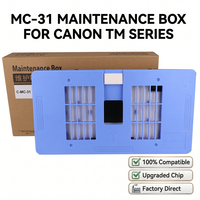 Cartucho de Mantenimiento Enlite MC31, Tanque de Tinta Residual Reconocido MC 31 para Plotter Canon ImagePROGRAF TM200 TM205 TM300 TM305