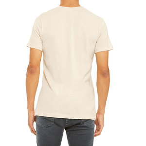 T-shirt unisexe personnalisable idéal T-shirt vierge décontracté de qualité supérieure pour hommes Concevez votre T-shirt unisexe naturel respirant graphique - Product Image 3