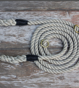 Adjustable Just Hemp Rope Dog <b>Leash</b> Customized Colored Cotton Rope Handmade Dog <b>Leash</b> <b>Pet</b> <b>Leash</b> Set - Product Image 2