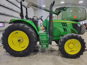 Moteur et boîte de vitesses de qualité supérieure 20HP 145hp pour tracteur chenillé John Deere 6105M, pour l'agriculture rapide et efficace avec mini-ensileuse à paille - Product Image 4