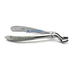 Jeu de pinces dentaires allemandes en acier inoxydable Pinces d'extraction réutilisables en métal Fig 95 Chirurgie buccale Équipements dentaires approuvés CE - Product Image 6