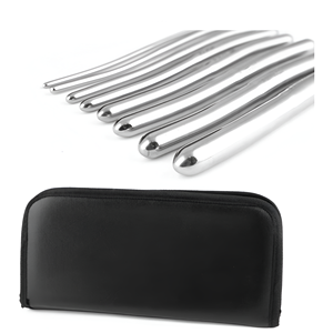 Juego de dilatadores Hegar de 8 piezas con estuche de transporte-Dilatadores vaginales de acero inoxidable Premium para uso médico y educativo - Product Image 4