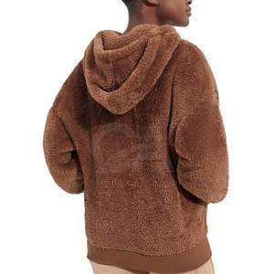 High Quality Wholesale <b>Men</b> <b>Fleece</b> Hoodies Fashionable <b>Sherpa</b> <b>Hoodie</b> <b>Men</b> Clothes Custom Logo <b>Men's</b> Hoodies - Product Image 3