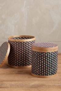 Boîte cadeau en bambou tissée à la main, panier cadeau en bambou de haute qualité, boîte de rangement souvenir fabriquée par KingCraftViet - Product Image 6