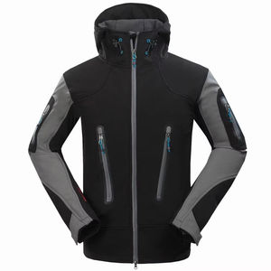 Chaqueta informal deportiva para hombre de la mejor venta primavera otoño OEM logotipo personalizado con cremallera y capucha al aire libre poliéster Spandex chaquetas para hombre - Product Image 6