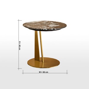Table d'appoint moderne en verre de forme carrée avec base en métal, parfaite pour le salon, le café, le bureau et les espaces élégants de l'Inde - Product Image 5