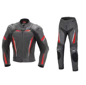 Costume de moto pour hommes de qualité supérieure en cuir véritable costume de moto/combinaison de sécurité en cuir de vente chaude moto course automobile - Product Image 1