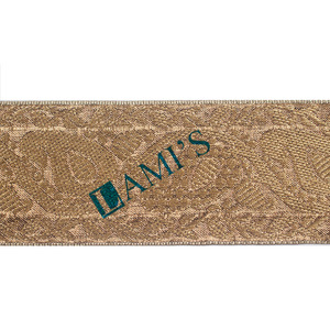 2024 OEM servicio de diseñador francés al por mayor diseño único personalizado trenzas encaje dorado - Product Image 3