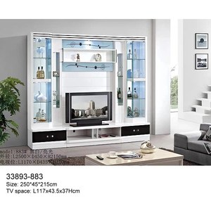 Meuble TV en bois blanc pour salon 33893-8863 - Product Image 4