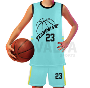 Uniforme de Baloncesto Valva Sports VS-105 Temporada 2024, Superligero, de Secado Rápido, Transpirable, Antibacterial, Anti-UV, de Poliéster, Personalizable - Product Image 1