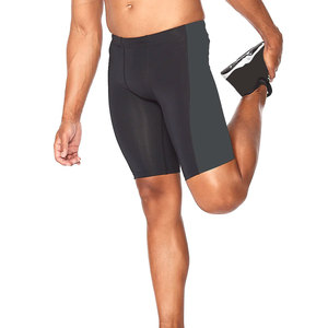 Pantalones cortos de compresión para entrenamiento físico para hombre, ropa de gimnasio al por mayor, pantalones cortos de compresión estampados personalizados para hombre - Product Image 2