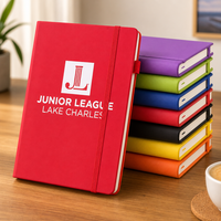 Carnet personnalisé avec boucle pour stylo et bande élastique, cadeau d'entreprise, papeterie de bureau, cadeau de fin d'année pour enseignant