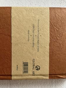 Diario de dibujo de papel de algodón portátil hecho a mano con banda de papel Kraft para educación - Product Image 2