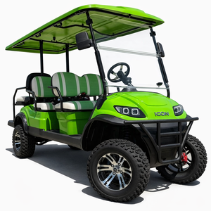 Carrito de Golf Eléctrico de 160L y 51V, Modelo New-Icon, 4 Plazas, Batería de Litio de Alta Capacidad, 50 Millas de Autonomía, Buggy Utilitario para Hotel, 30% de Descuento - Product Image 3