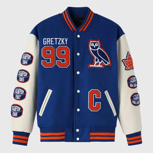 OEM Custom High Quality Stylish Chenille Embroidery Genuine Leather College Baseball <b>letterman</b> <b>Jackets</b> Crop <b>Jacket</b> Pakistani - Product Image 1