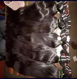 Paquetes de cabello natural virgen sin procesar Extensiones de cabello humano alineadas con cutícula Virgen sin procesar - Product Image 2