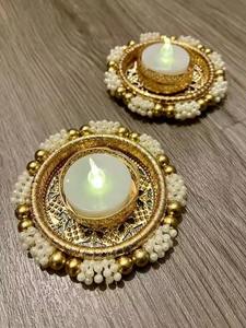 Portavelas decorativo indio, soporte de luz de té, Decoración de mesa, decoración de Diwali, favores de devolución, regalo de Acción de Gracias - Product Image 3