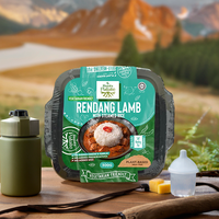 Repas prêt à manger végétarien épicé végétalien à base de plantes HALAL instantané sous vide prêt à consommer Riz prêt à manger