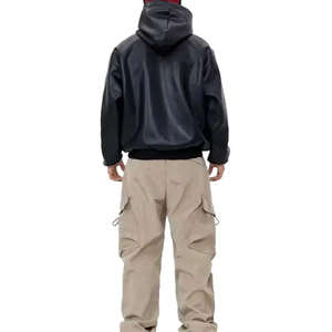 Sudadera con Capucha para Hombre, de Manga Larga, Gruesa, Holgada, 100% Algodón, de Invierno, de Alta Calidad, Fabricada a Medida - Product Image 1