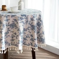 Articles les plus vendus - Nappe florale - Nappe en lin |   Housse de table personnalisée écologique de luxe pour la salle à manger à domicile