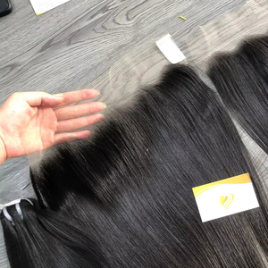 Vente en gros 13x4 HD pour Lace Frontal Meilleur Prix Vierge Remy Extensions de Cheveux pour Femmes Noires Vietnam Vague Humaine Style Corps Modèle Nu - Product Image 1