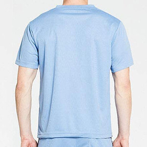 Ensemble t-shirt et short à coupe étroite pour hommes en % coton avec logo personnalisé de haute qualité pour adultes grande taille en ligne - Product Image 5
