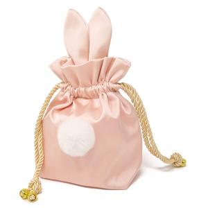 หูกระต่ายน่ารักหูรูดถุงของขวัญสำหรับคริสต์มาสงานแต่งงานและพรรคหรูหราถุงผ้าไหม OEM 100% ผ้าไหมทำในเวียดนาม - Product Image 3