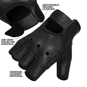 ถุงมือหนังแท้สำหรับออกกำลังกายในยิมถุงมือหนังแท้สำหรับออกกำลังกายยกน้ำหนักปรับแต่งโลโก้ได้ - Product Image 4