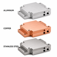 Plaques d'interface thermique en cuivre usinées CNC avec électroérosion à fil pour équipements laser et optiques, sur mesure OEM, tolérance stricte