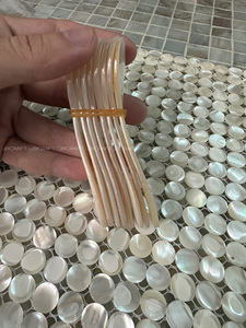 GOLD Mother of Pearl Spoon Caviar Spoon, Shell Utensil , Flatware, Cutlery Serving <b>Scoop</b> Yellow/gold Color Size 9cm - Product Image 2