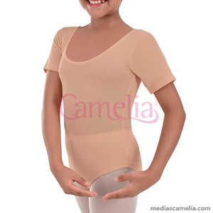Body da Balletto a Maniche Lunghe per Ragazze Mod. Pantaloni Aderenti Performance 2011 in Cotone e Spandex per Bambini - Product Image 3