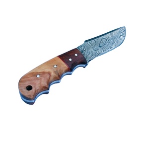 Vente chaude Damas Skinner Couteau Lame Fixe Chasse Et Survie couteau extérieur Couteau Avec Manche En Bois - Product Image 3
