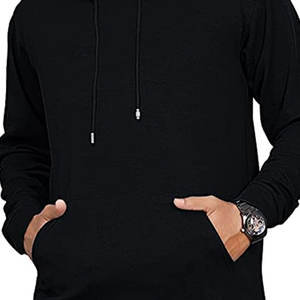 เสื้อฮู้ดผู้ชายสไตล์สตรีทแวร์ ผ้าฝ้าย ทรงโอเวอร์ไซส์ ฮิปฮอป ลำลอง ใส่ได้ทุกวัน เนื้อผ้านุ่ม อุ่น แฟชั่นทันสมัย รับทำโลโก้ตามสั่ง รับผลิตแบบ OEM ODM จำนวนมาก - Product Image 5