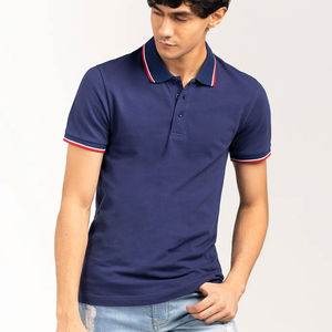 2025 gran oferta nuevo diseño hombres polos algodón poliéster transpirable cómodo precio bajo tamaño personalizado impresión personalizada camiseta - Product Image 2