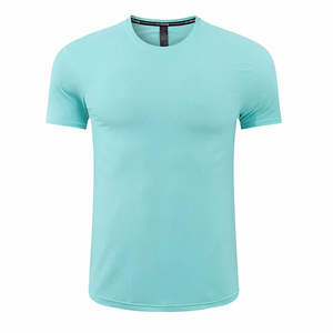 Camisetas de manga corta de alta calidad, camisetas lisas transpirables de secado rápido, nueva camiseta al por mayor con cuello redondo para hombres - Product Image 6