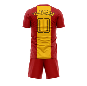 Vente en gros OEM Maillot d'entraînement de football uni personnalisé Vêtements de football Ensemble de maillots de football pour adultes - Product Image 2
