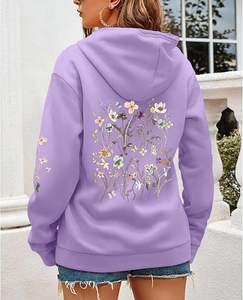 Sweat à capuche brodé et imprimé style 2026, design personnalisé, streetwear oversize, poids lourd, 100% coton, fabriqué au Bangladesh - Product Image 3