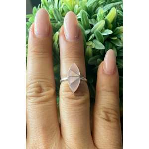 Bague incrustée de nacre et d'argent sterling, taille 5.75 - Zuni, pour un usage quotidien - Product Image 2