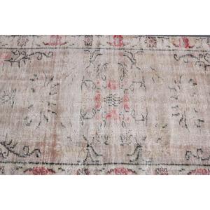 พรมตกแต่งสไตล์ตุรกี ขนาด 3x6.4 ฟุต พรมวินเทจ พรมสีเทาสไตล์ตะวันตกเฉียงใต้ - Product Image 4