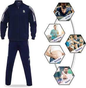 Traje Atlético informal para hombre, chándal de 2 piezas, chándal de manga larga para correr, técnica de sublimación, función de maternidad - Product Image 3