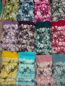 ชุดผ้าฝ้ายปักสุทธิสำหรับงานแต่งงานและงานปาร์ตี้คอลเลกชั่นใหม่ - Product Image 3