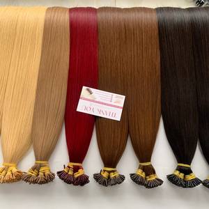 Italian Keratin Remy <b>Hair</b> <b>Extensions</b> Wholesale <b>Sale</b> Hot Pre-Bonded I-Tip Vietnamese Human <b>Hair</b> Double Drawn Silky Straight <b>Hair</b> - Product Image 1