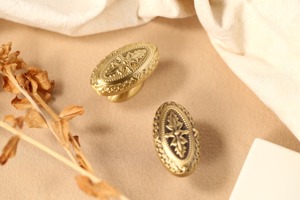 Perilla de diseñador dorada para armarios, Cajones y puertas, manija decorativa elegante para decoración del hogar, interior y muebles elegantes - Product Image 3